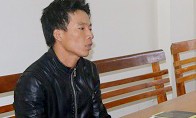 Tên trộm dùng nam châm hút chốt cửa phòng trọ của phụ nữ Nghi can Định. Ảnh: C.A