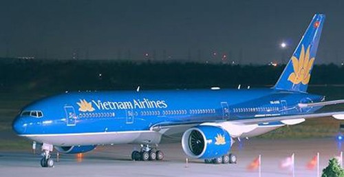 Máy bay tiếp tục bị chiếu laser ở Nội Bài Một máy bay của Vietnam Airlines.