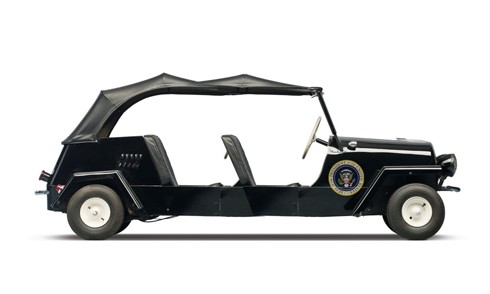 5 thiết kế xe cho tổng thống Mỹ bị từ chối Kiểu dáng xe quân sự của King Midget Custom không thuyết phục được vị tổng thống từng là một tướng lĩnh quân đội.
