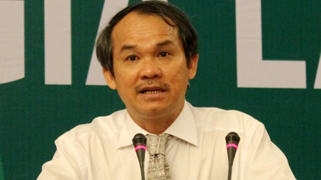 Bầu Đức: 'Còn gì trong nhà cũng dồn vào đầu tư cây ăn trái' Bầu Đức cho biết trong năm 2016 và một vài năm tới, doanh thu chủ lực của HNG sẽ tập trung vào cây ăn trái. Ảnh: Vũ Lê