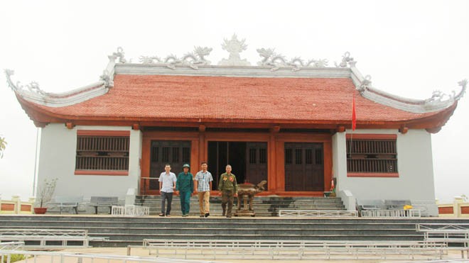 Khánh thành Đền tưởng niệm Liệt sỹ tại ngã ba biên giới Đền Tưởng niệm Anh hùng Liệt sỹ Trường Sơn