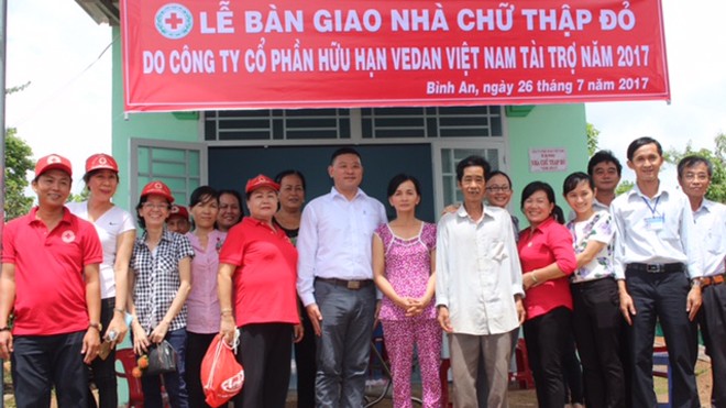 Vedan Việt Nam tặng 5 căn nhà chữ thập đỏ cho hộ nghèo ở Đồng Nai Vedan Việt Nam tặng 5 căn nhà chữ thập đỏ cho hộ nghèo ở Đồng Nai