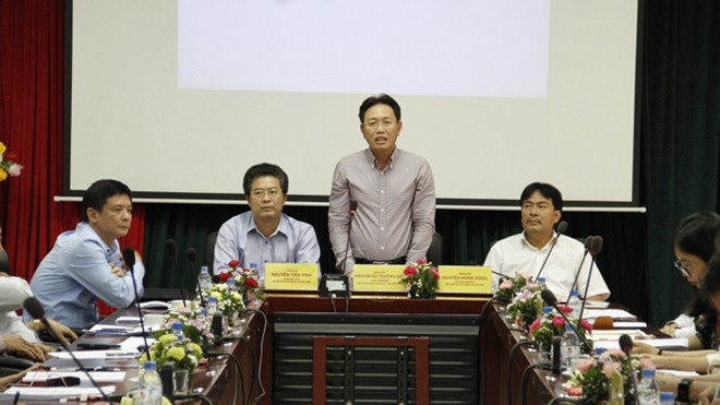Quyết tâm đưa nhiệt điện Thái Bình 2 sớm về đích Thành viên Phụ trách HĐTV, Tổng giám đốc PVN Nguyễn Vũ Trường Sơn phát biểu chỉ đạo hội nghị