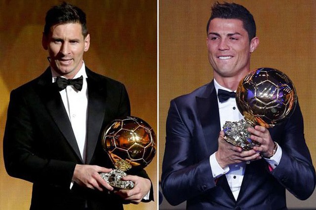 Ronaldo gọi điện báo cho Messi sau khi giành Quả bóng vàng C.Ronaldo báo tin mình sẽ giành giải Quả bóng vàng 2017 cho Messi
