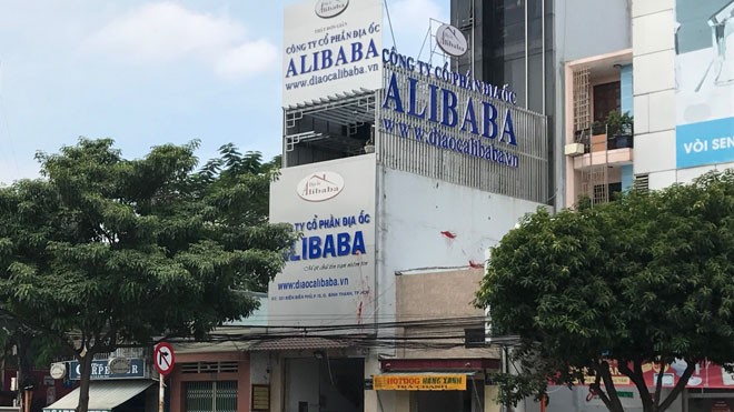 Sở Tài nguyên TPHCM cảnh báo bán đất kiểu 'đa cấp' Trụ sở công ty Alibaba tại số 321 đường Điện Biên Phủ, phường 15, quận Bình Thạnh, TP HCM