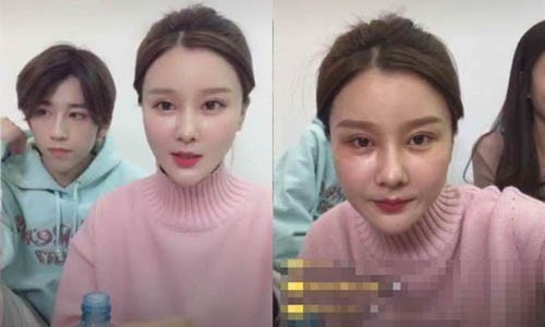 Hotgirl nhận 'rổ gạch đá' vì lộ nhan sắc thật: Cười ra nước mắt Nhan sắc của Vũ Giai khi có và khi không có sự can thiệp của ứng dụng làm đẹp