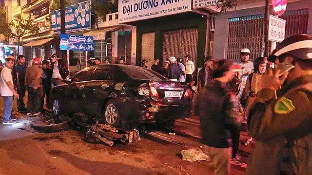 Truy tìm nữ tài xế điều khiển xe 7 chỗ gây tai nạn liên hoàn Hiện trường vụ tai nạn