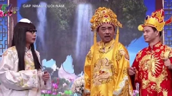 Đỗ Thanh Hải bác tin Quốc Khánh không đóng Ngọc Hoàng trong Táo quân 2018 Ngọc Hoàng, Nam Tào, Bắc Đầu trong Táo quân 2017.