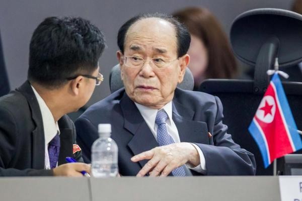 Ẩn ý việc Triều Tiên phái Chủ tịch Quốc hội Kim Yong-nam sang Hàn Quốc Ảnh: KCNA