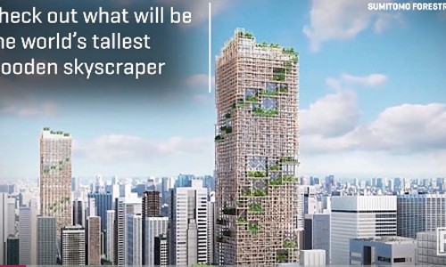 Tiết lộ kế hoạch xây nhà chọc trời bằng gỗ cao nhất thế giới Tiết lộ kế hoạch xây nhà chọc trời bằng gỗ cao nhất thế giới
