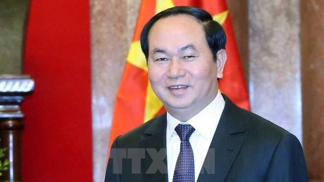 Chủ tịch nước Trần Đại Quang thăm cấp Nhà nước tới Cộng hòa Ấn Độ Chủ tịch nước Trần Đại Quang. (Nguồn: TTXVN)