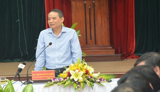 Bí thư Đà Nẵng: 'Một số quan chức đứng đằng sau cò đất' Bí thư Đà Nẵng Trương Quang Nghĩa