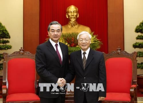 Tổng Bí thư tiếp Ủy viên Quốc vụ, Bộ trưởng Ngoại giao Trung Quốc Tổng Bí thư tiếp Ủy viên Quốc vụ, Bộ trưởng Ngoại giao Trung Quốc