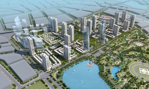 Hé lộ hình ảnh '36 phố phường' tại The Manor Central Park Quy hoạch tổng thể của dự án The Manor Central Park