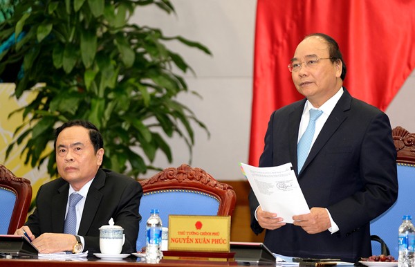 Thủ tướng: Thuế tài sản mới là đề xuất, chưa phải kết luận cuối cùng Thủ tướng Nguyễn Xuân Phúc phát biểu tại buổi làm việc. Ảnh: VGP/Quang Hiếu