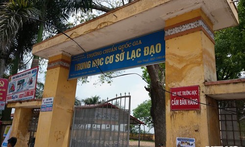 Phụ huynh tố Nhà trường không cho học sinh thi vào cấp 3? Trường THCS Lạc Đạo (Văn Lâm, Hưng Yên)