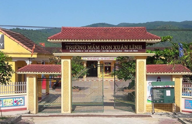 Trường bị 'tuýt còi', phụ huynh đòi hiệu trưởng trả 300 triệu Trường Mầm non Xuân Lĩnh. Ảnh: Phan Hoài.