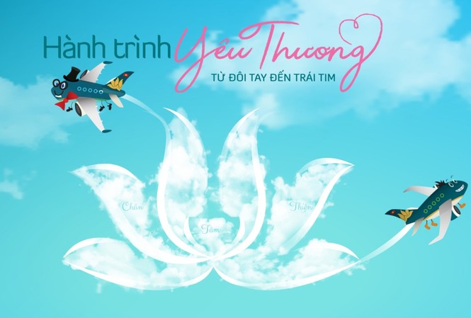 Thông điệp yêu thương của Vietnam Airlines gửi đến các khách hàng nhí Hình ảnh hai nhân vật máy bay sẽ xuất hiện trong sự kiện 1/6 tới đây
