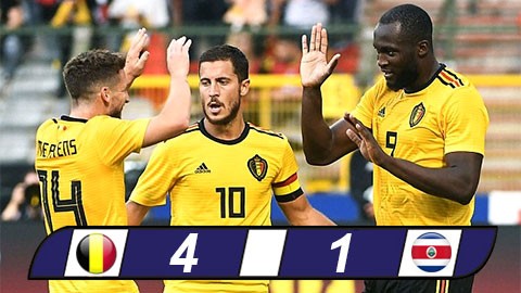 Tuyển Bỉ phô diễn sức mạnh trước khi dự World Cup Tuyển Bỉ phô diễn sức mạnh trước khi dự World Cup