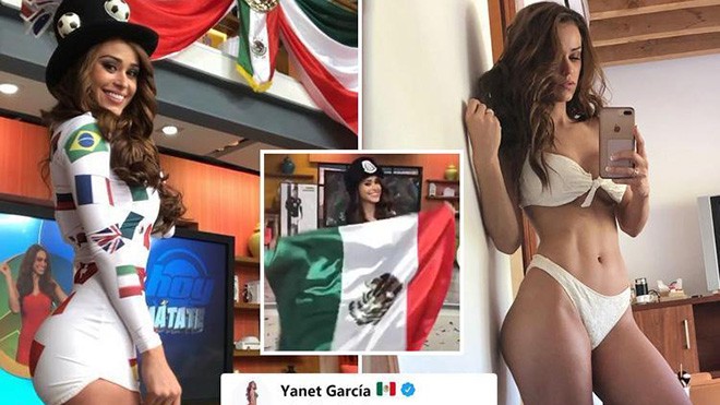 MC nóng bỏng nhất thế giới ăn mừng chiến thắng của Mexico MC nóng bỏng nhất thế giới ăn mừng chiến thắng của Mexico