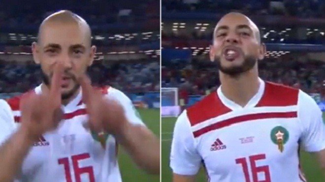 Tuyển thủ Morocco nổi cơn thịnh nộ nói 'VAR thật nhảm nhí’ Tuyển thủ Morocco nổi cơn thịnh nộ nói 'VAR thật nhảm nhí’