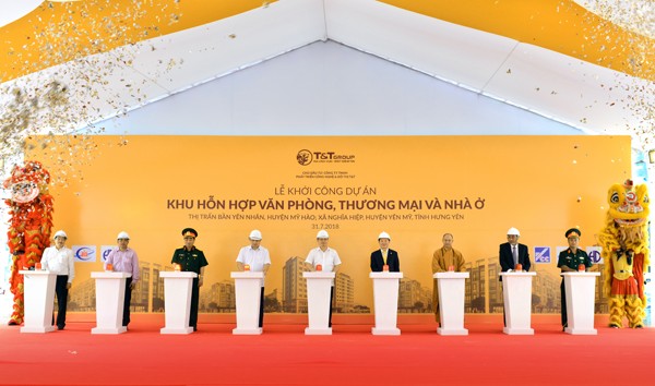 Tập đoàn T&T Group khởi công dự án bất động sản đầu tiên tại Hưng Yên Tập đoàn T&T Group khởi công dự án bất động sản đầu tiên tại Hưng Yên