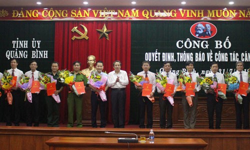Kiện toàn nhân sự chủ chốt 6 địa phương Kiện toàn nhân sự chủ chốt 6 địa phương