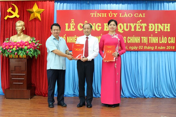 Nhân sự mới Lào Cai, Thái Bình, An Giang, Quảng Nam, Đắk Lắk Nhân sự mới Lào Cai, Thái Bình, An Giang, Quảng Nam, Đắk Lắk
