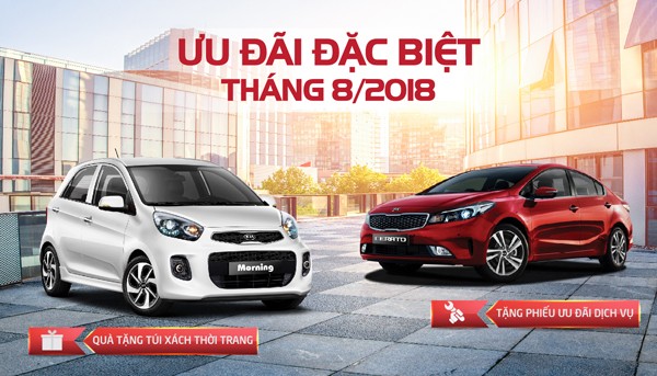 Tháng 8, cơ hội mua xe Kia với hàng loạt ưu đãi hấp dẫn Tháng 8, cơ hội mua xe Kia với hàng loạt ưu đãi hấp dẫn