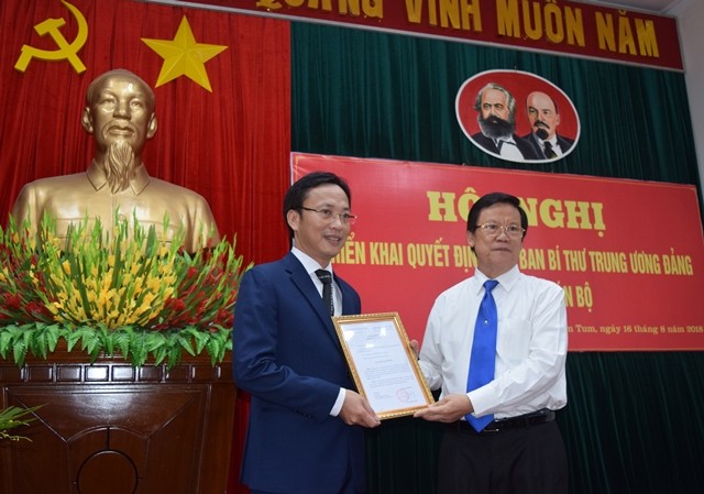 Triển khai quyết định nhân sự Ban Bí thư Trung ương Đảng Triển khai quyết định nhân sự Ban Bí thư Trung ương Đảng