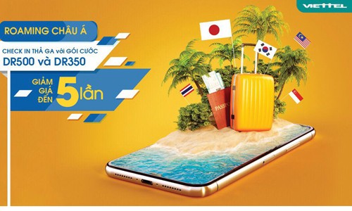 Viettel giảm 5 lần cước Data Roaming tới 5 nước châu Á dịp nghỉ lễ Viettel giảm 5 lần cước Data Roaming tới 5 nước châu Á dịp nghỉ lễ
