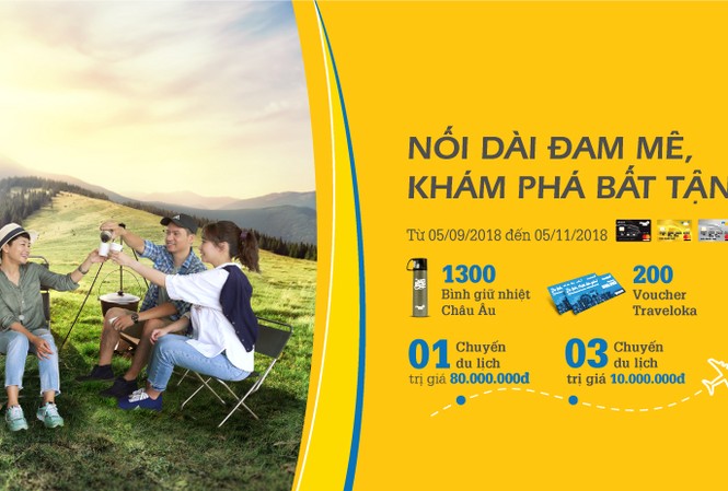 “Nối dài đam mê, khám phá bất tận” cho các chủ thẻ PVcomBank Mastercar “Nối dài đam mê, khám phá bất tận” cho các chủ thẻ PVcomBank Mastercar