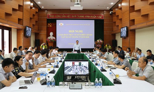 TKV đạt doanh thu 9.311 tỷ đồng trong tháng 8 Hội nghị giao ban trực tuyến điều hành sản xuất tháng 9/2018 do TGĐ Đặng Thanh Hải chủ trì
