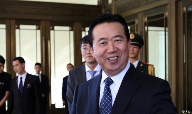 Cựu sếp Interpol Mạnh Hoành Vĩ - từ 'người săn cáo' đến 'cáo bị săn' Ông Mạnh Hoằng Vĩ được bầu làm Chủ tịch Interpol từ tháng 11/2016. Ảnh: Reuters.