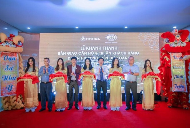 HUD3 Nguyễn Đức Cảnh chính thức bàn giao cho khách hàng Lễ cắt băng khánh thành tòa nhà HUD3 Nguyễn Đức Cảnh