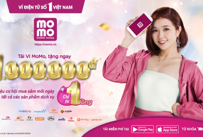 Hàng triệu cơ hội mua sắm giá chỉ từ 1 đồng bằng Ví MoMo Hàng triệu cơ hội mua sắm giá chỉ từ 1 đồng bằng Ví MoMo
