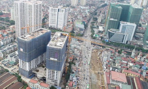Thị trường căn hộ phía Nam Hà Nội nhộn nhịp cuối năm 2018 Đường Minh Khai đang được thành phố tích cực đầu tư và mở rộng
