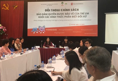 BẢN TIN THANH NIÊN: Bảo vệ trẻ em khỏi phân biệt đối xử Quang cảnh hội thảo.