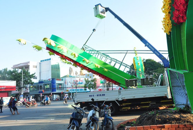 9 ngày, hơn 400 ngàn khách tham quan đường hoa Cần Thơ 9 ngày, hơn 400 ngàn khách tham quan đường hoa Cần Thơ