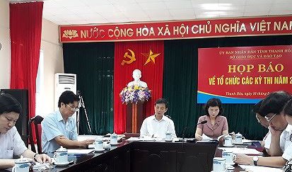 Thanh Hóa: Họp báo nóng thi THPT Quốc gia Thanh Hóa: Họp báo nóng thi THPT Quốc gia