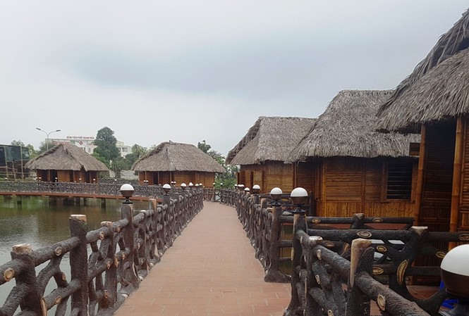 Tháo dỡ bảng biển, dừng hoạt động khu ẩm thực trái phép ở Thanh Hóa Khu ẩm thực đã dừng hoạt động