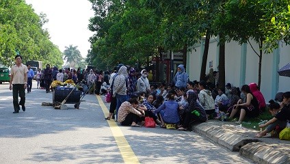 Thanh Hóa: Hàng nghìn công nhân ngừng việc tập thể Thanh Hóa: Hàng nghìn công nhân ngừng việc tập thể