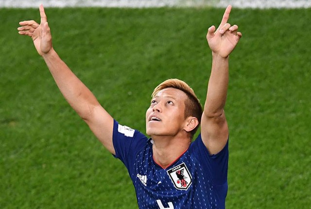 Cầu thủ Nhật Bản thành chân sút vĩ đại nhất châu Á ở World Cup Cầu thủ Nhật Bản thành chân sút vĩ đại nhất châu Á ở World Cup