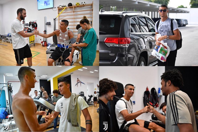 Ronaldo được đồng đội mới chào đón nồng nhiệt Ronaldo được đồng đội mới chào đón nồng nhiệt