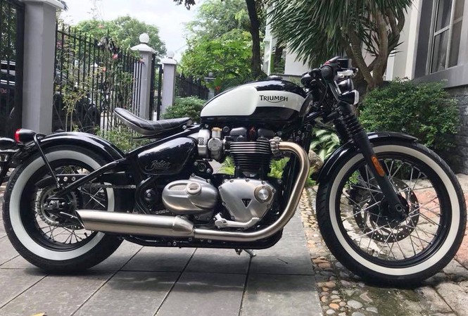 Triumph Bobber với diện mạo cổ điển của biker Sài Gòn Triumph Bobber với diện mạo cổ điển của biker Sài Gòn