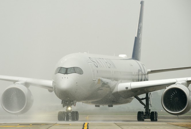 Vietnam Airlines đón máy bay A350 thứ 12 đặc biệt mang dấu ấn SkyTeam Vietnam Airlines đón máy bay A350 thứ 12 đặc biệt mang dấu ấn SkyTeam