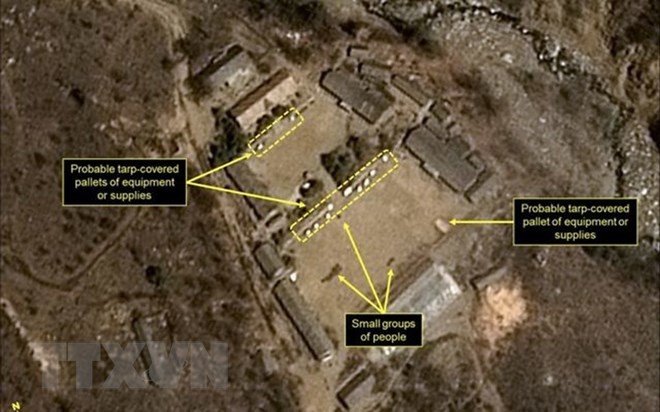 Hàn Quốc: Ông Kim Jong-un hứa đóng cửa bãi thử hạt nhân vào tháng 5 Hàn Quốc: Ông Kim Jong-un hứa đóng cửa bãi thử hạt nhân vào tháng 5
