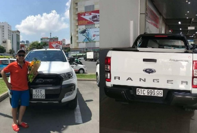 Chủ nhân Ford Ranger bấm được biển số siêu khủng 'ngũ quý 9' Chủ nhân Ford Ranger bấm được biển số siêu khủng 'ngũ quý 9'