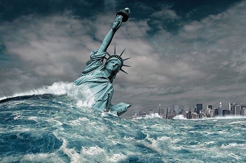Thành phố New York có thể bị hủy diệt cuối thế kỷ này? Thành phố New York có thể bị hủy diệt cuối thế kỷ này nếu không kiềm chế mức phát thải nhà kính. Ảnh minh họa