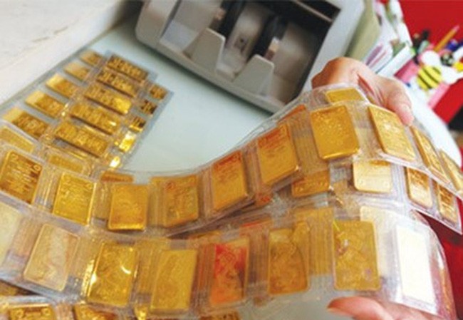 Giá vàng tăng trong phiên 'mở hàng' năm mới Giá vàng SJC phiên đầu năm tăng đáng kể theo giá vàng thế giới.